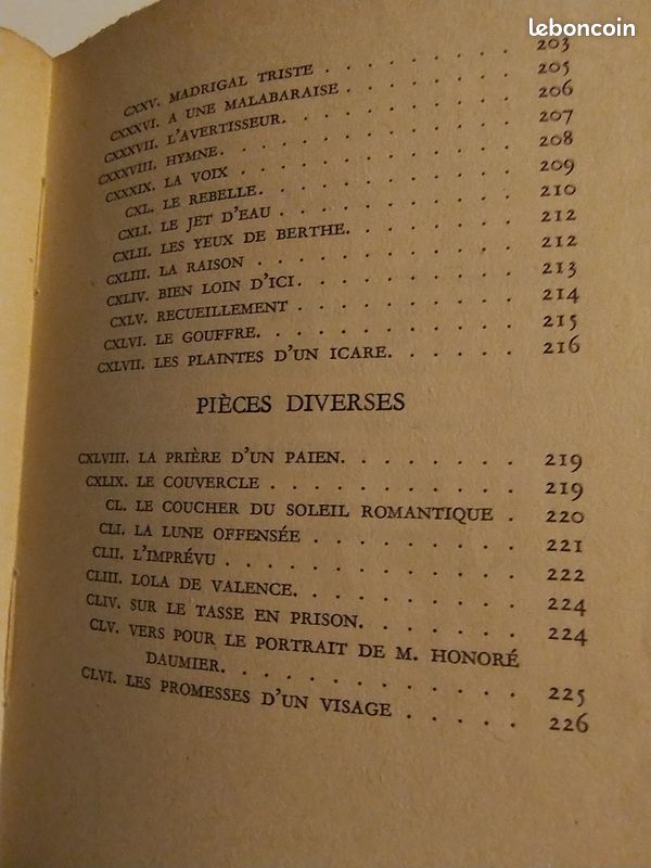 Baudelaire, Les Fleurs du Mal, 1946, Les Phares (image 15)