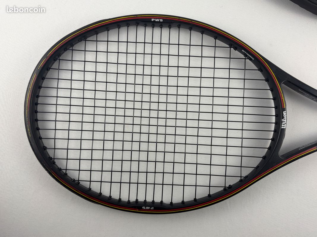 Raquette De Tennis Cordée Adulte Pro Staff Precision 103 Rouge et noir WILSON