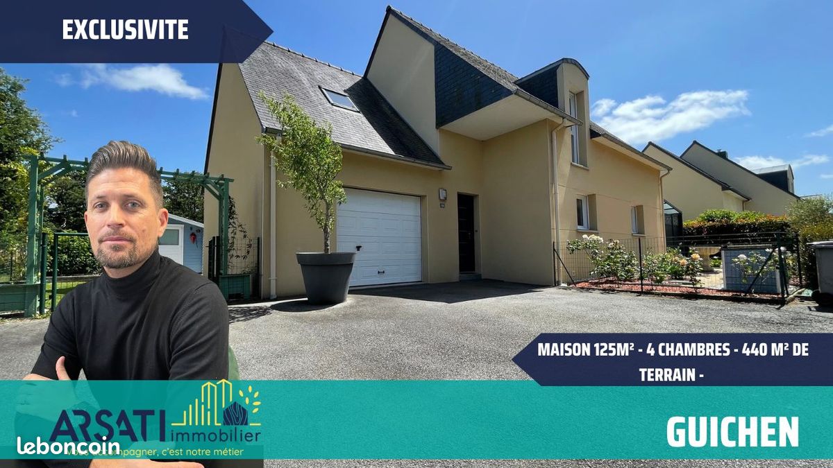 Maison 6 pièces 125 m² · à Guichen · 125 m² · 317 000 €