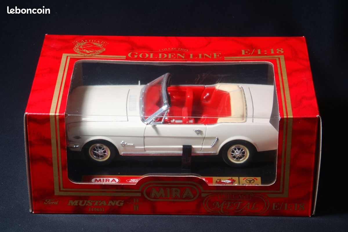 Ford Mustand 1965 1:18 Mira Modelauto (Gebraucht) in Strengelbach für