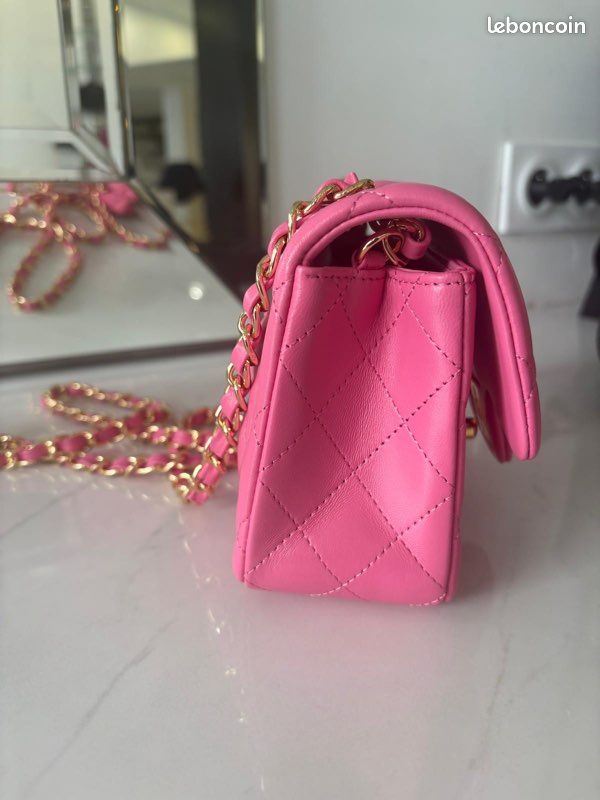 Sac Chanel Rose Fashion week Accessoires Bagagerie