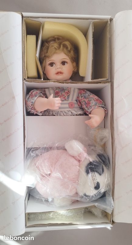 Poupée Samantha numéroté en porcelaine collection Hamilton heritage dolls (image 2)