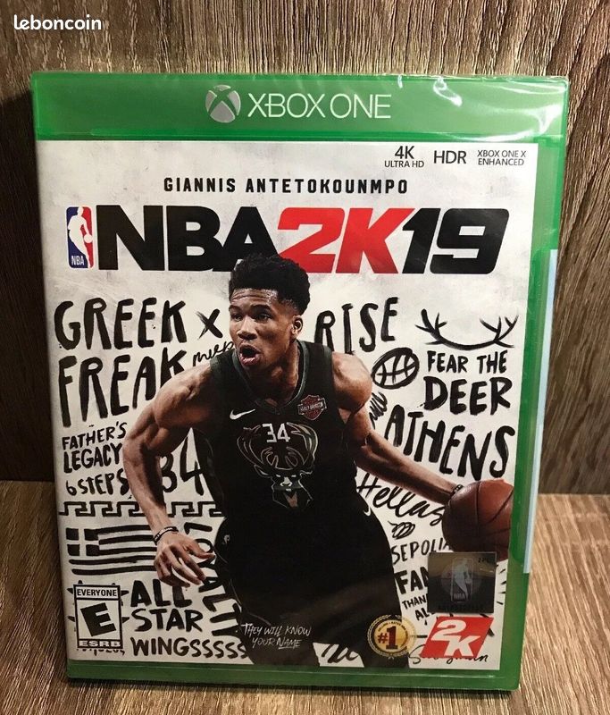 Jeu Xbox One NBA 2K19 + boîte + documents (image 2)