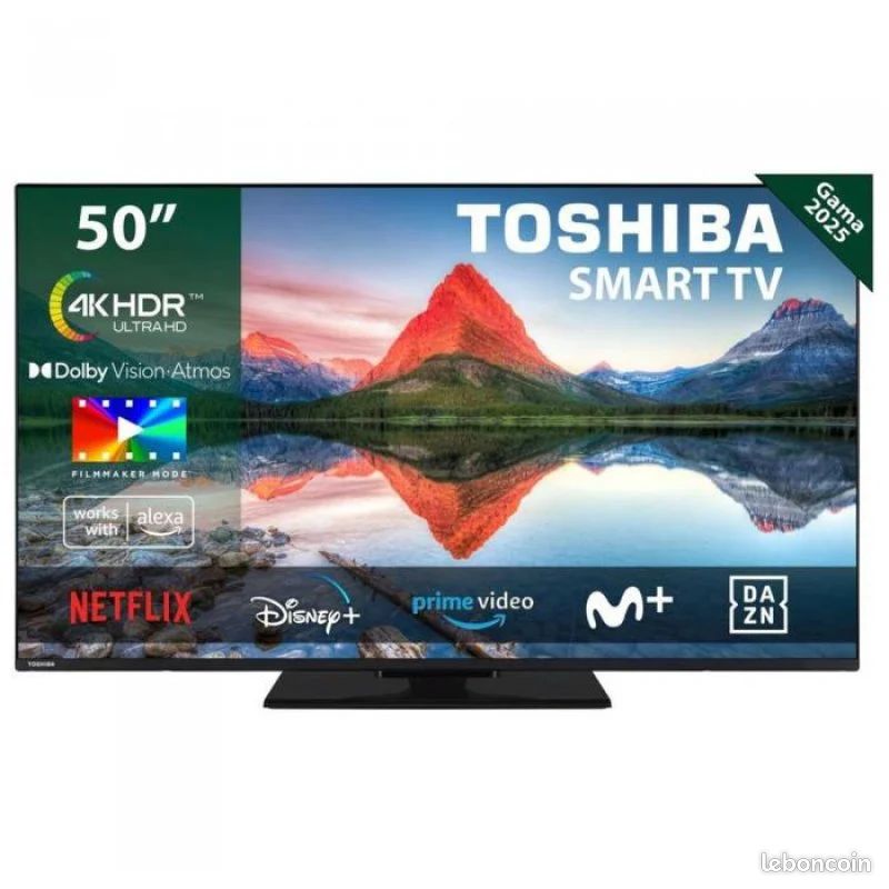 Toshiba DLED 50" 50UV3463DG Télévision écran plat TV QLED 43' 127 cm,1920x1082 (image 1)