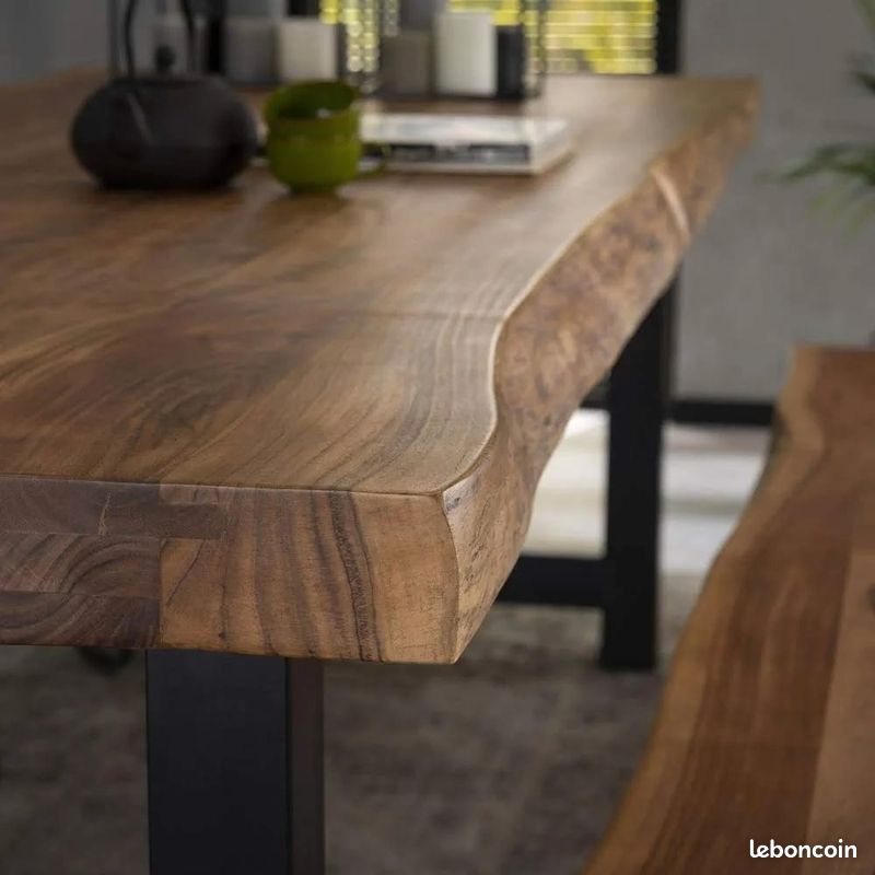 Table bois metal (image 2)