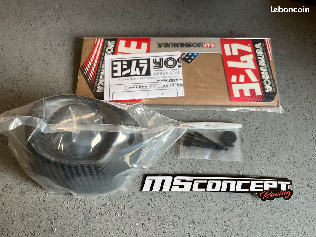 Kit embout carbon rs12 yoshimura reparation ligne - Équipement moto