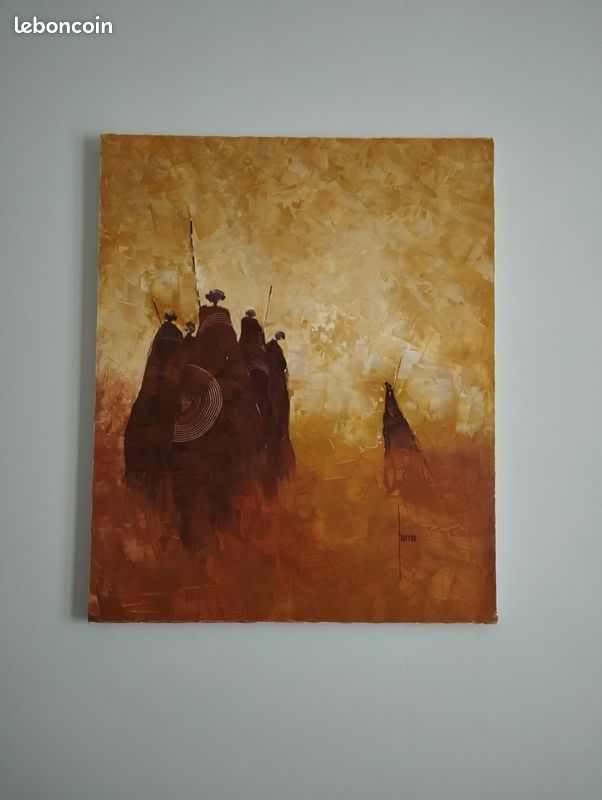 Tableau original Jacques Foureau Collection Massaï (image 1)