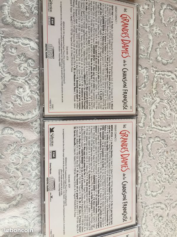 Lot de 5 CD les grandes Dames de la chanson française (image 5)
