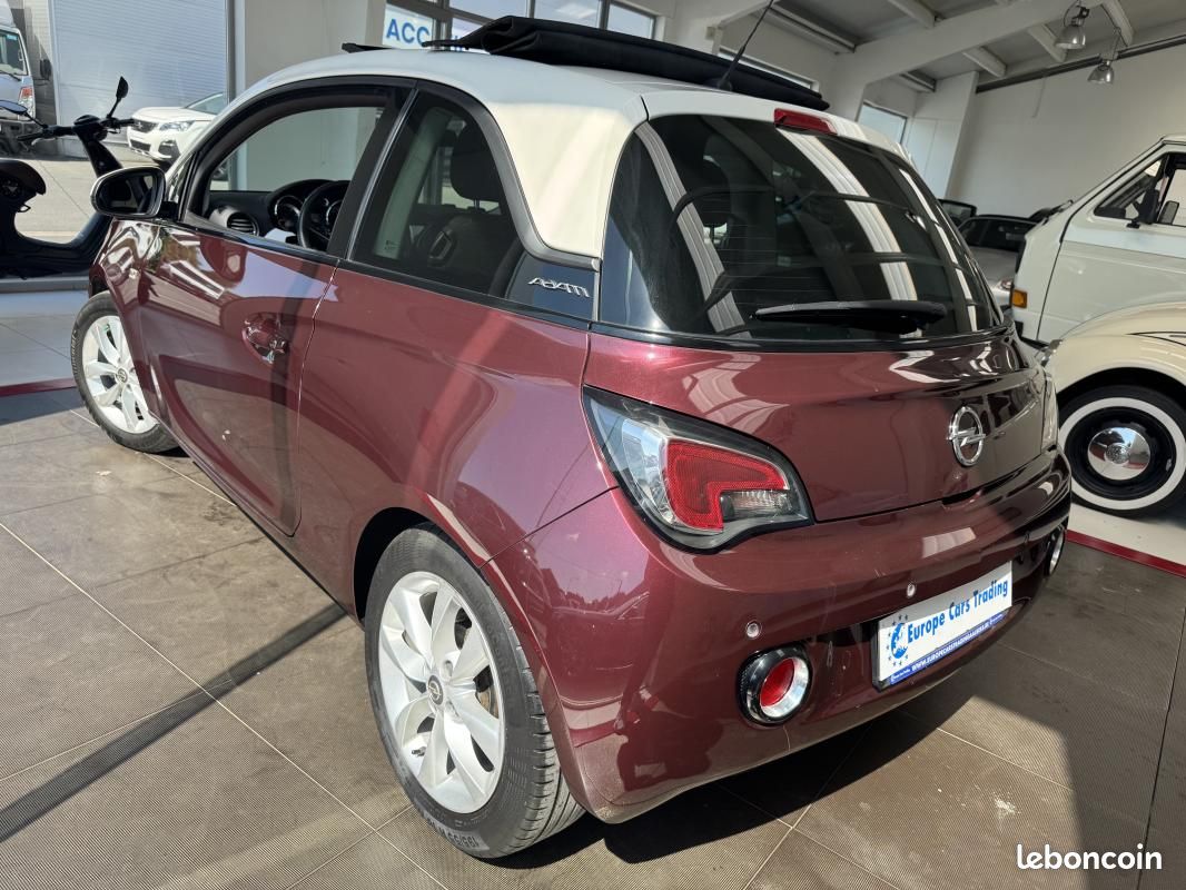 Opel Adam SWING TOP 1.2 69CH CAB CABRIO CABRIOLET 1ER MAIN CLIM GAR 12M (image 3)