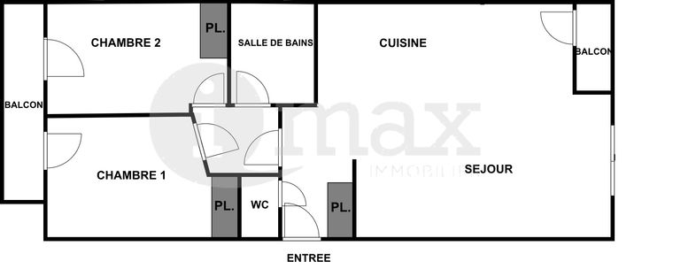 Appartement a louer courbevoie - 3 pièce(s) - 64 m2 - Surfyn