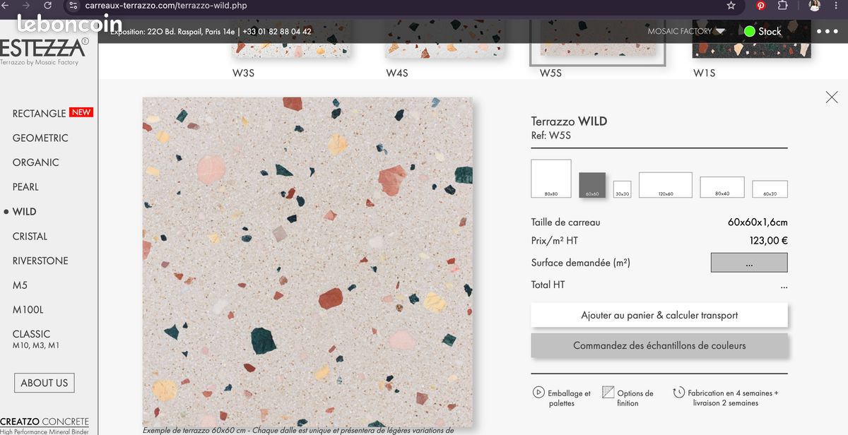 Terrazzo Mosaic Factory 60x60 6m2 (image 2)