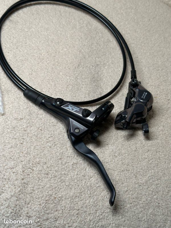 Frein à disque neuf Shimano XT pistons plaquettes ventilées