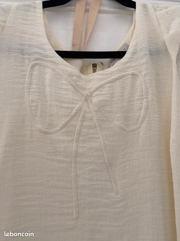 Robe Sandro taille 3 crème (image 2)