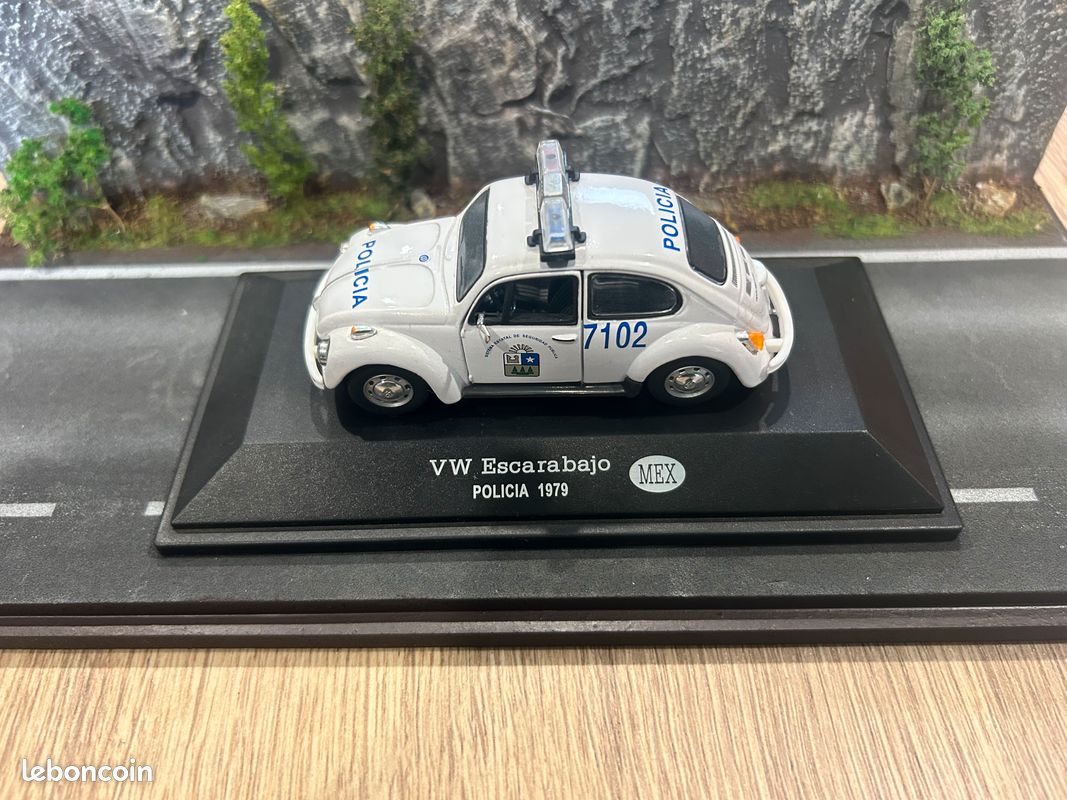 VITESSE VW VOLKSWAGEN COX COCCINELLE CLOSED CABRIOLET 1949 vert #411 box 1/43