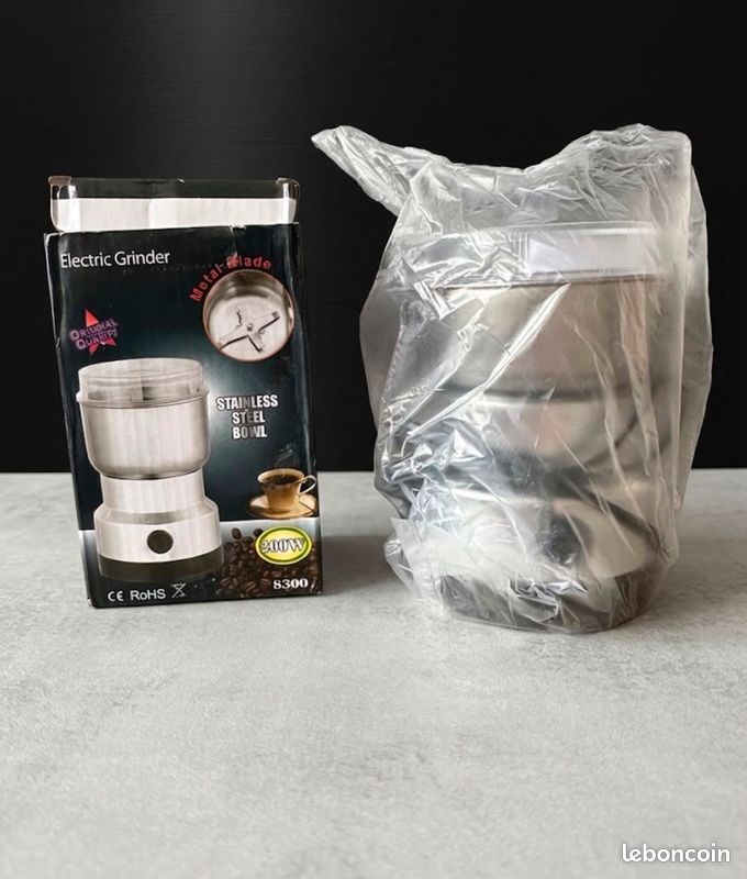 Moulin à Café Électrique et Broyeur d'Épices 200W – Neuf (image 1)