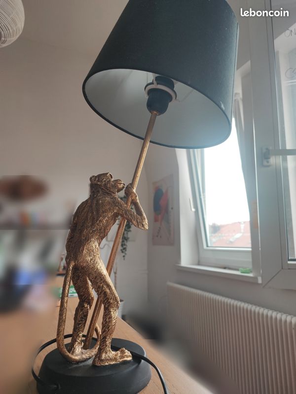 Seletti 14880 Lampe en forme de singe 46 x 27,5 Hauteur 54