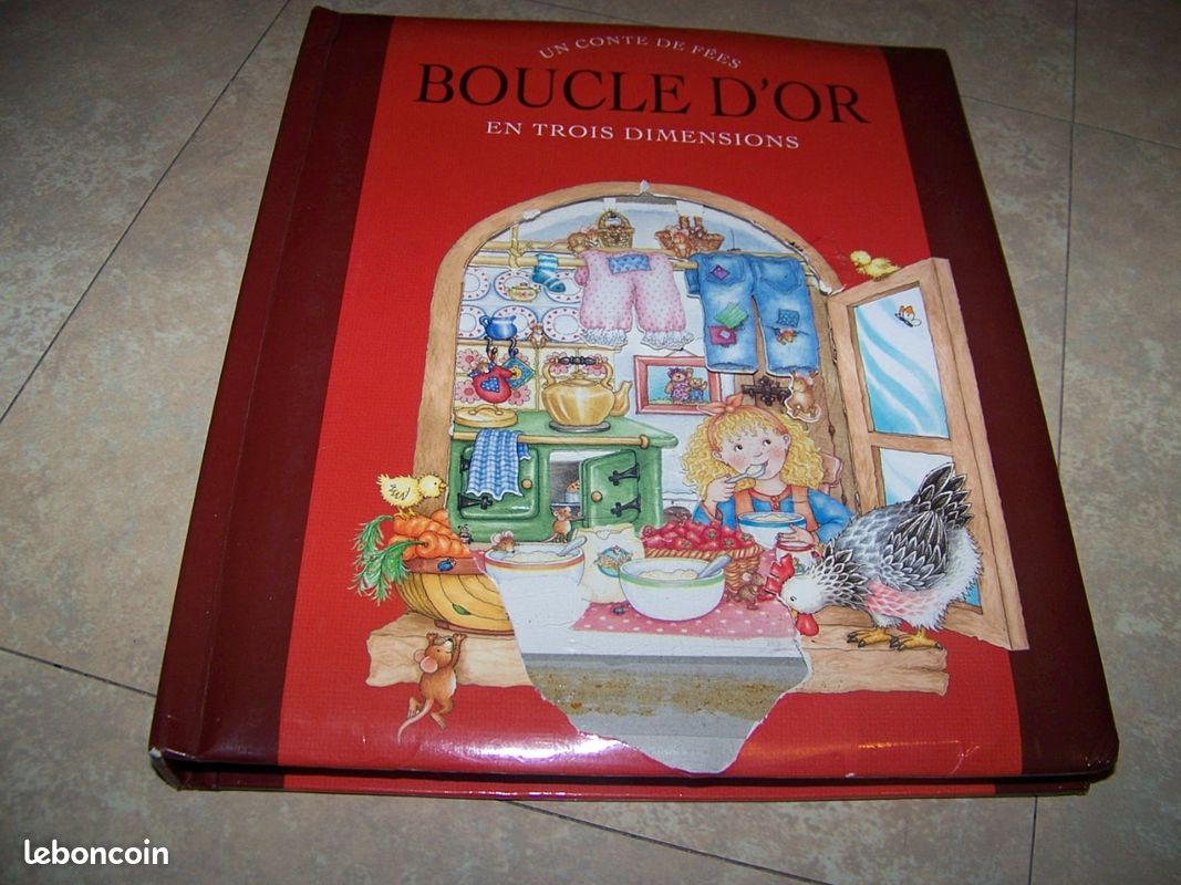 Livre 3D BOUCLE D'OR en trois dimensions (image 1)