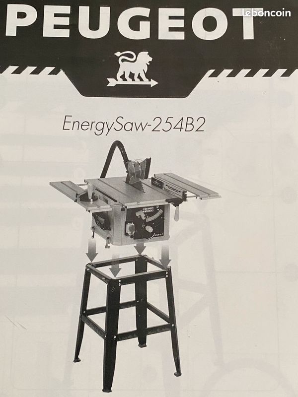 Scie de table et établi (image 1)
