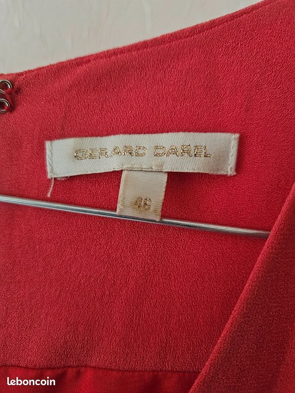 Robe Gérard Darel – Taille 46 / XXXL – Couleur Rouge – Occasion Bon état (très Bon Selon Vendeur)