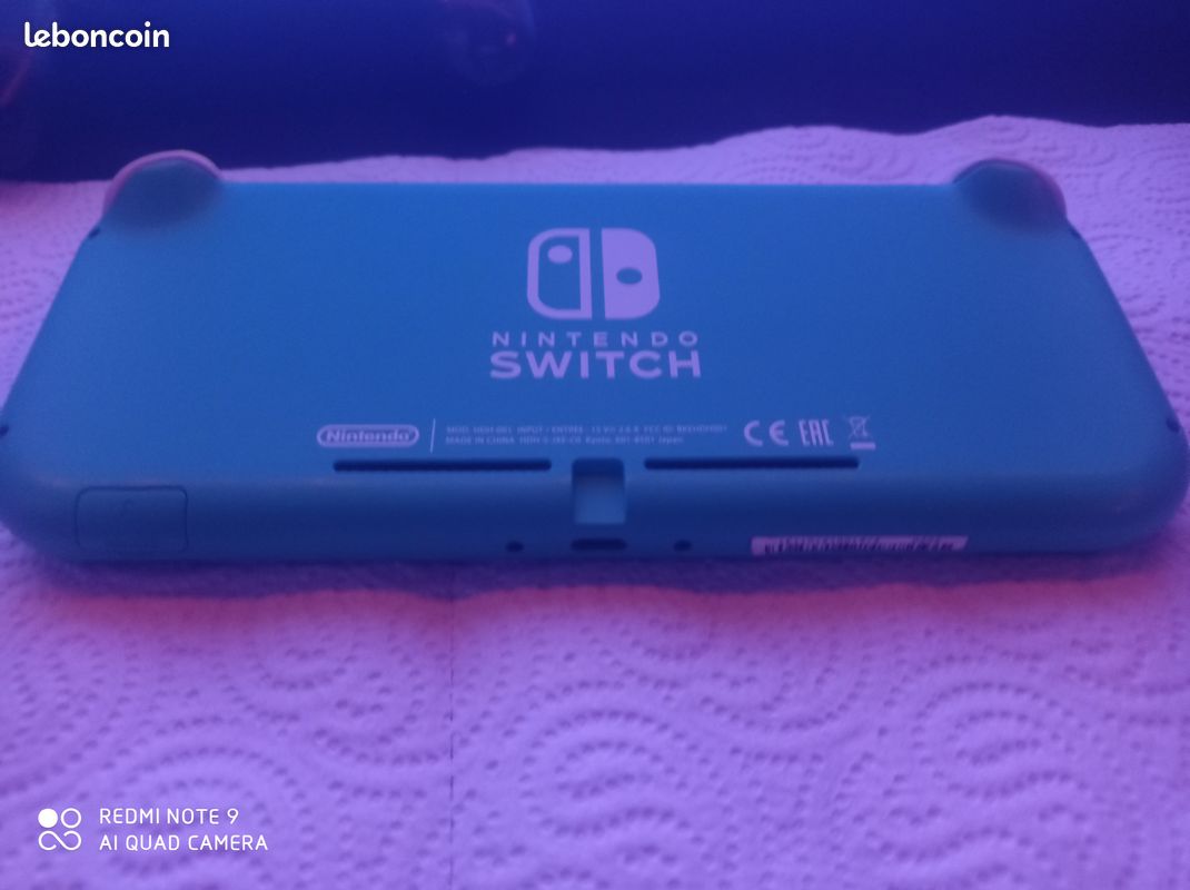 Nintendo Switch lite bleu occasion (image 3)