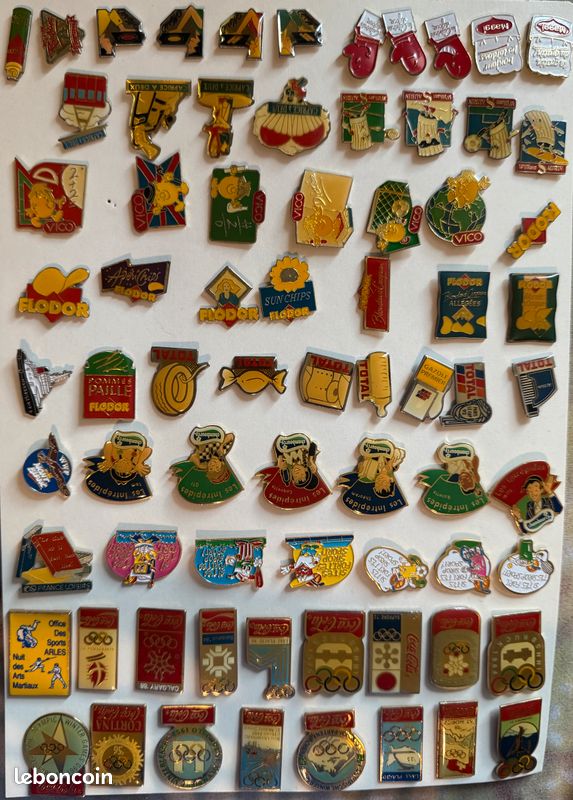 PINS PIN'S LAPEL PIN BADGE COLLECTION VINTAGE LOGO LE BASKET