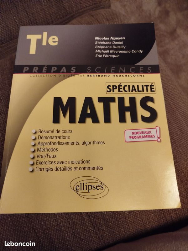 Programme terminale spécialité maths (image 1)