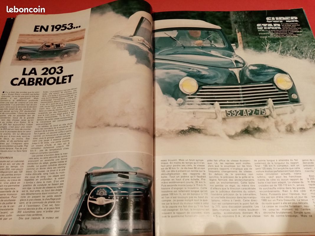 Auto Journal 1980 - Murena, TR7, 604 Heuliez, Lotus (image 5)