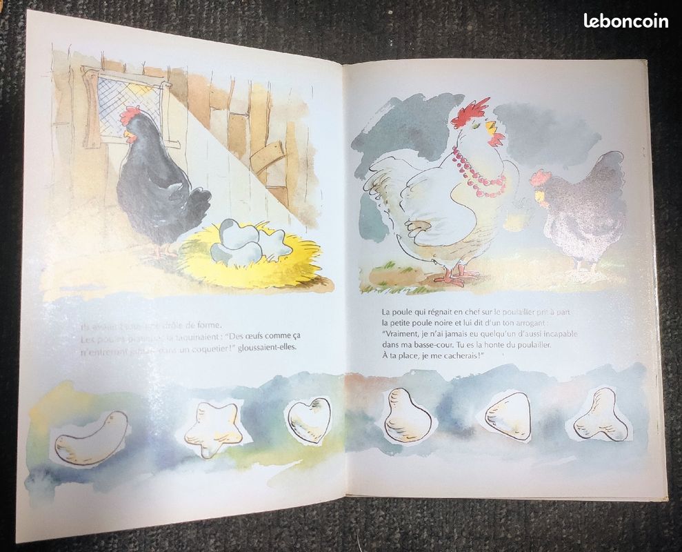 Livre " La petite poule noire " par M. SchloBmacher et I. Vider aux éditions NATHAN de 1990 (image 6)