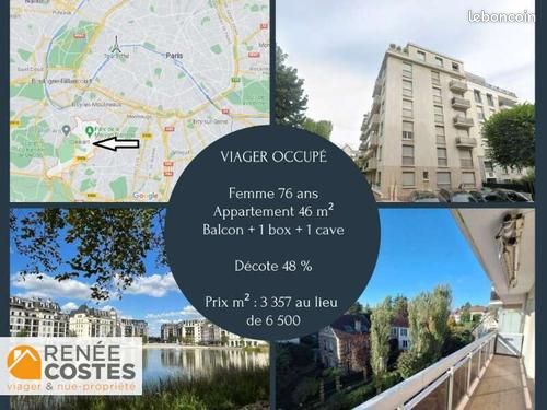 Appartement en Viager 2 pièces 46 m²