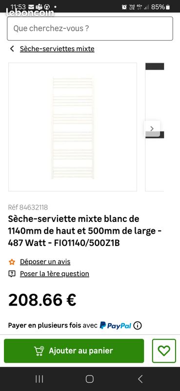 Seche serviettes mixte neuf (image 3)