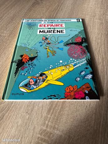 Album Spirou - Le Repaire De La Murène (1962) - Édition Dos Rond - Bon état Général