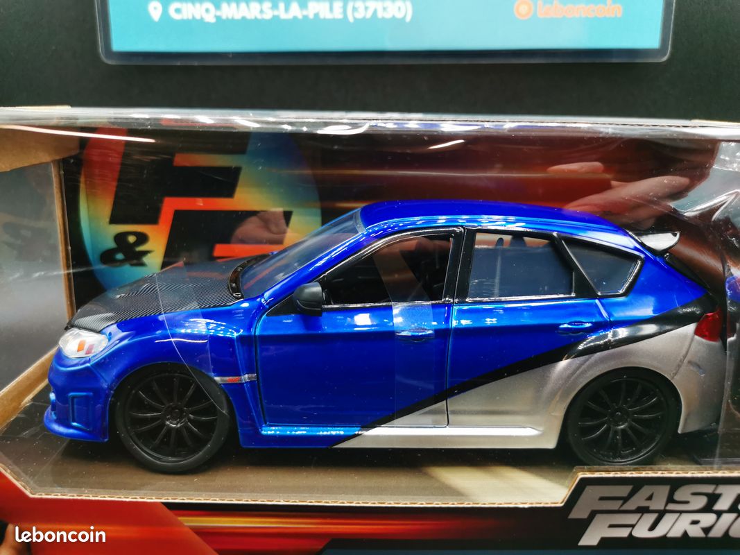 Brian  's Subaru Impreza WRX STI  Fast & Furious  Movie 1/24 Diecast Model Car de Jada