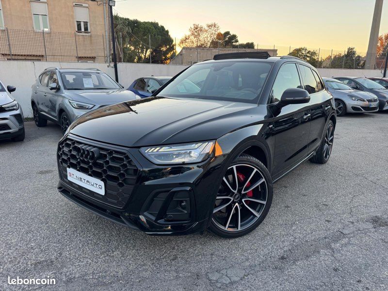 Audi Q5 2.0 E-Hybrid 367 ch Quattro S-Line S-Tronic 7 entretien Audi toit ouvrant, gps, cuir, caméra 360, Apple CarPlay garantie Audi (image 1)