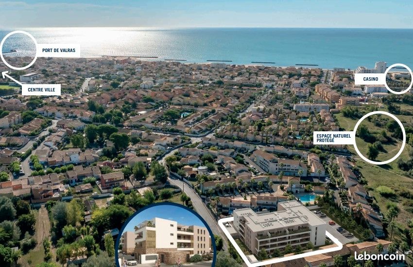 Appartement 4 pièces 84 m² · à Valras-Plage · 84 m² · 341 900 €