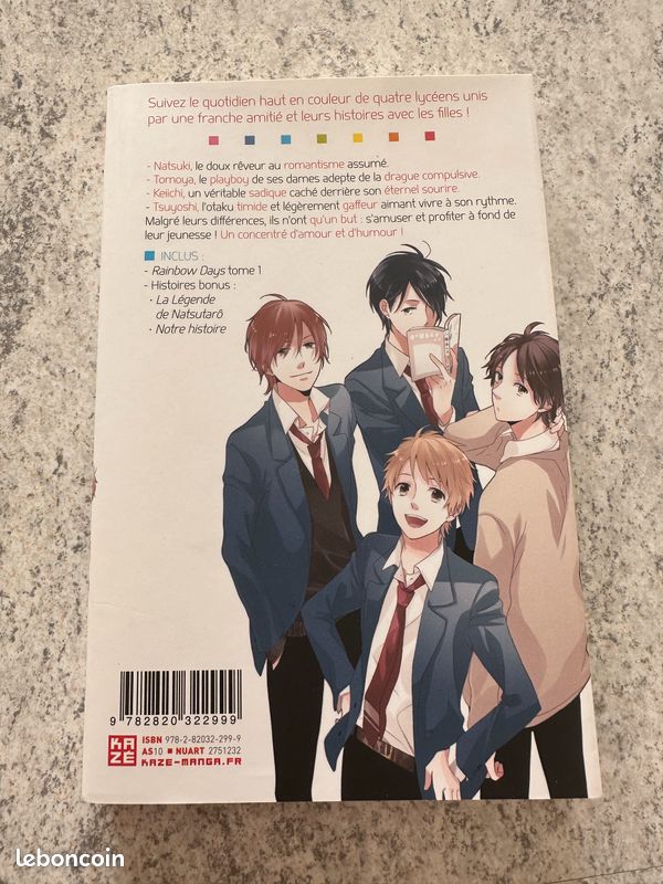 Manga Rainbow Days Tome 1 (image 2)