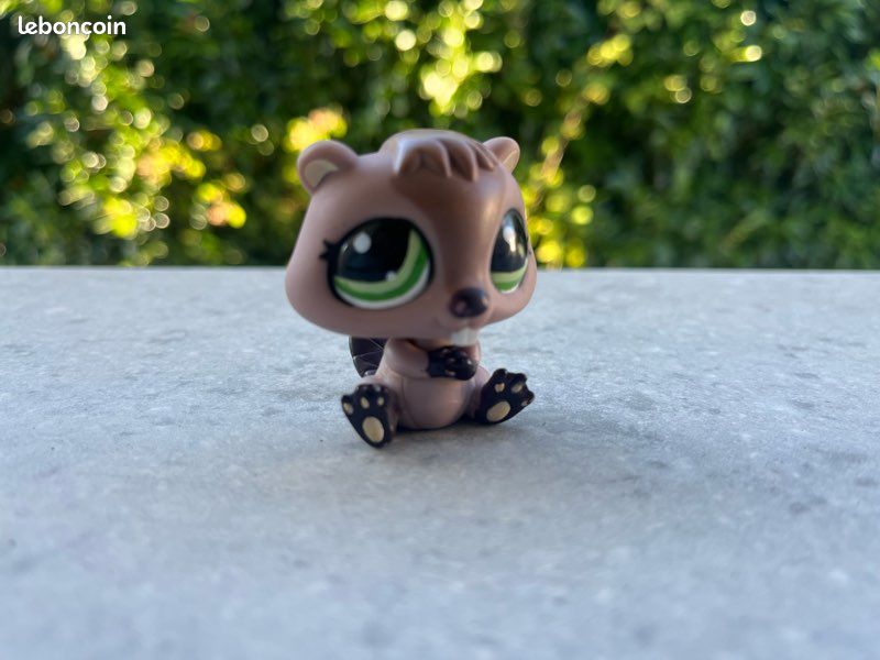 Figurine Littlest Pet Shop - Castor Référence 1108 - Occasion (Jouet Collection)