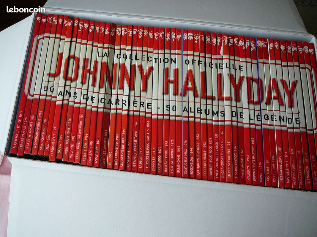 JOHNNY HALLYDAY 50 ans de carrière et de légende en 50 CD (image 2)
