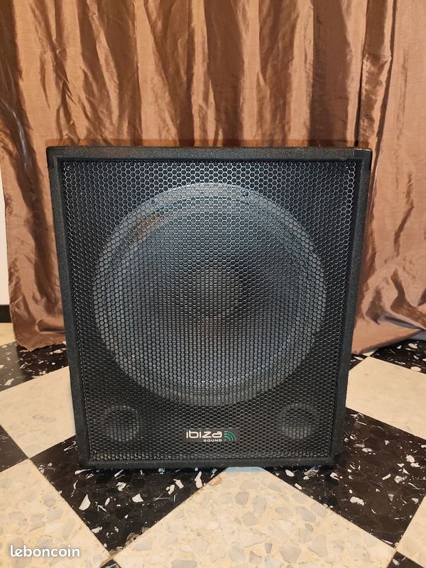 Caisson de basse passif Ibiza 300 watts (image 1)