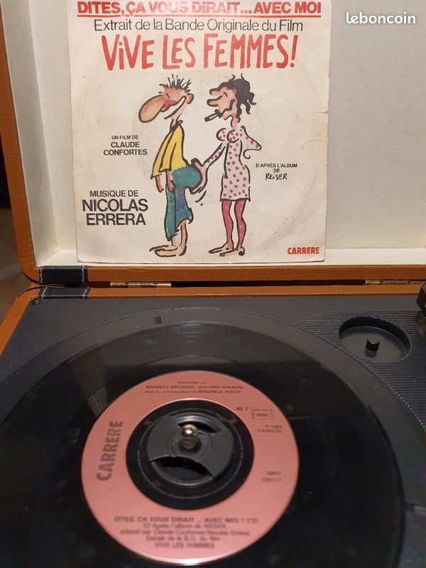 Disque 45 tours du film "Vive les femmes" (image 1)