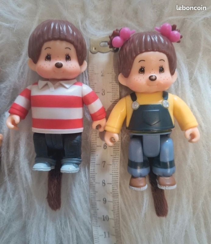 5 Figurines Vintage Kiki Lessive Bonux - Années 80, Avec Monchhichi, #11 B-16