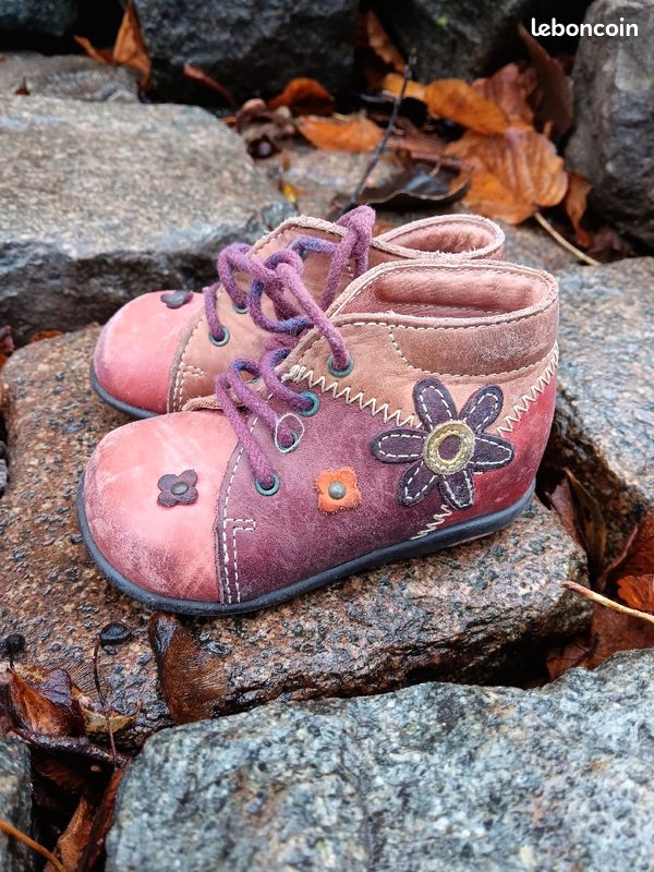 Chaussures enfant 18 fleurs Bopy Chaussures