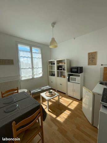 T2 meublé TOUT COMPRIS Saumur centre/rue Hoche/1er étage/parking gratuit/espace vélo/wifi