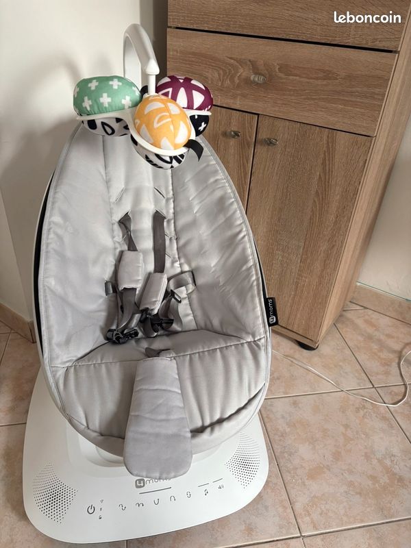 Balancelle électrique bébé 4moms mamaRoo – Très bon état (image 1)