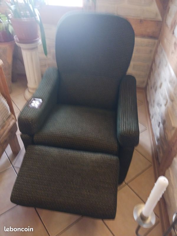 Fauteuil relax électrique EVERSTYL – 2 moteurs – très bon état. Livraison possible (image 1)