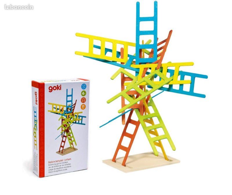 Goki - 2041412 - Formes À Trier Et À Empiler - Jeu Emboîtement Échelles (image 1)