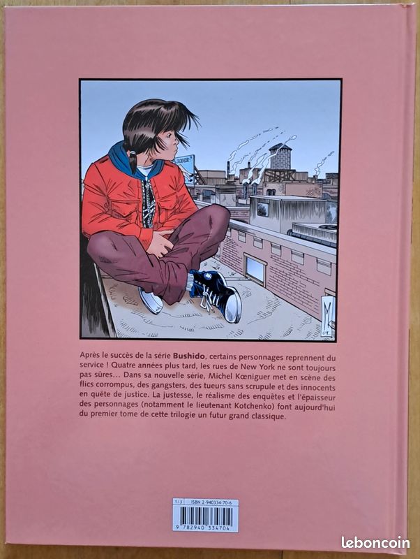 BD EO dédicacé Brooklyn 62nd tome 1 : Latinos Requiem de Koeniguer (image 6)