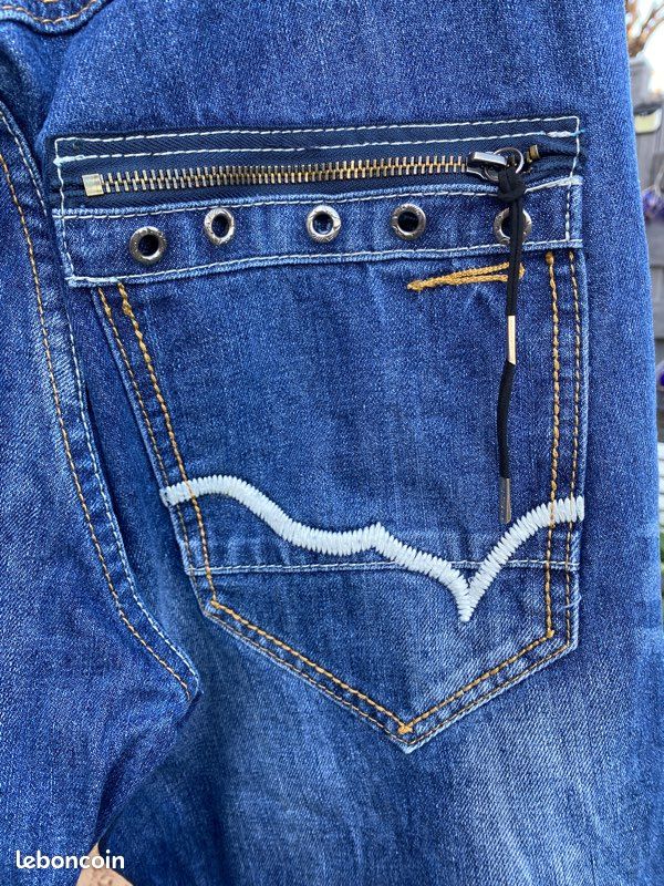 Jean Homme RG512 Droite – Taille 34/34 – Bleu Occasion