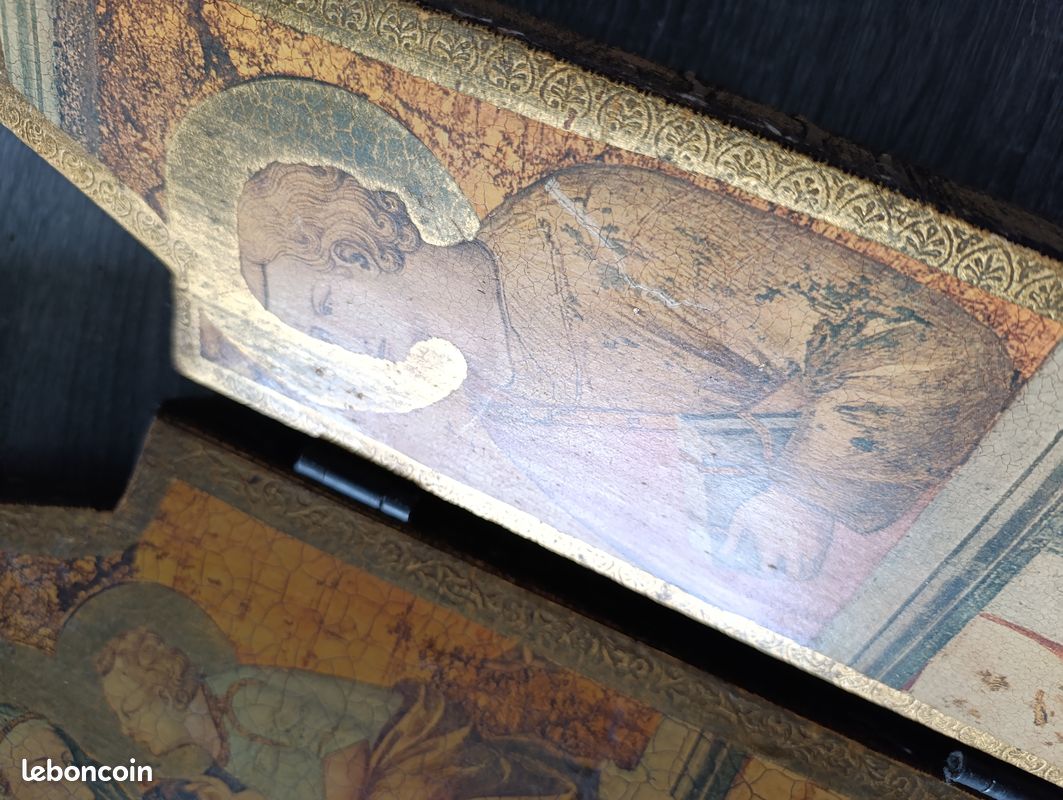 Triptyque religieux période gothique italienne (image 12)