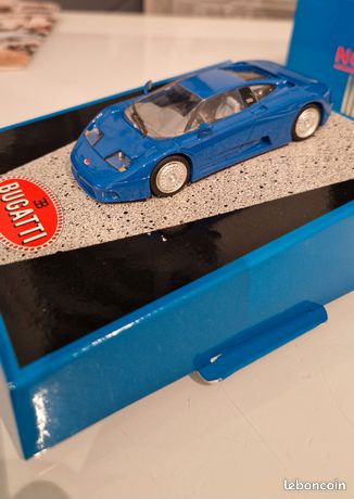Norev 1/43 Bugatti EB110 Modèle De Développement 1992 - Argent, Très Bon état