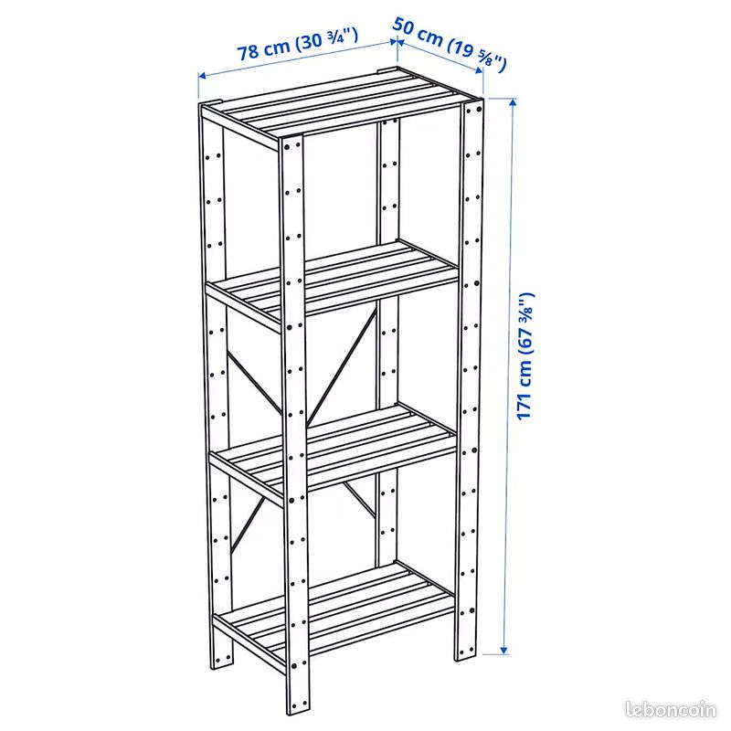 Etagère en bois modulable (image 2)